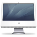 iMac (graphite) Icon 128px png